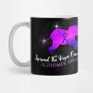 Alzheimer Awareness Spread The Hope Find A Cure Gift Mug